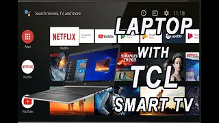 How to Connect Laptop with TCL Smart TV  How to Connect Laptop with Smart TV wireless without HDMI [upl. by Anuahc182]