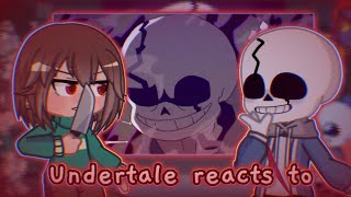 Undertale reacts to Last Breath Phase 3 Animation [upl. by Esiouqrut]