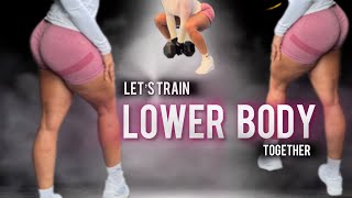 Let’s Train Lower Body Together  Quads  Hamstrings  Calf’s  Glutes [upl. by Avner]