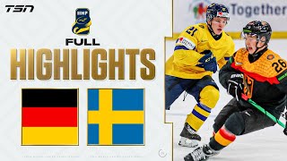 Sweden vs Germany FULL HIGHLIGHTS  2024 World Junior Championship [upl. by Tterb]