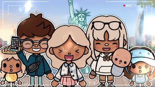 Morning Routine In New York City 🗽🚕 with voice  Toca Boca Life World Roleplay [upl. by Siuoleoj]