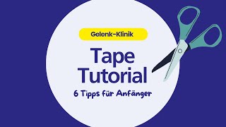 KinesioTape 6 Tipps für Anfänger [upl. by Meek292]