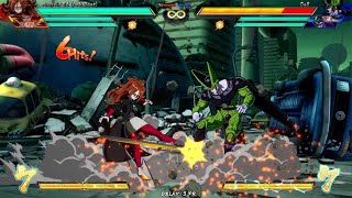 DBFZ Android 21 Lab Coat Easy Combo [upl. by Ydnak]