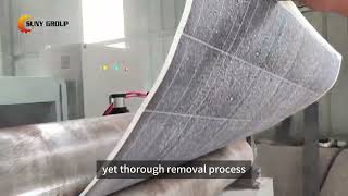 95 Glass Recovery Success  Advanced Peeling Tech for Solar Panel Recycling [upl. by Nerhe]