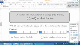 Grade 4 lesson on Comparing and Ordering Unit Fractions 57 [upl. by Asin985]