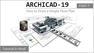 ARCHICAD Complete Tutorial for Beginners in Hindi Part1 [upl. by Isej726]