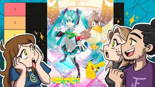 Pokemon X Hatsune Miku Voltage Collab Tier List [upl. by Rol]