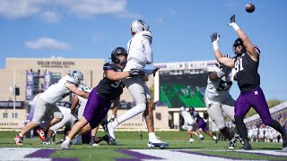 Football  Cats Earn Homecoming Victory Over Howard 10723 [upl. by Eikcaj]