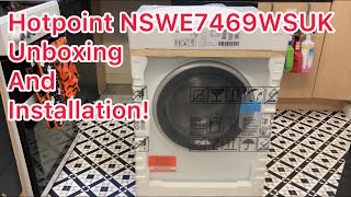 Unboxing and installing my brand new Hotpoint NSWE7469WSUK washing machine [upl. by Treb432]