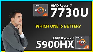 AMD Ryzen 7 7730U vs AMD Ryzen 9 5900HX Technical Comparison [upl. by Lore]