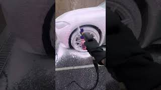 Amazing Foam Sprayer for Car carwash spray foam shots [upl. by Ahtamas]