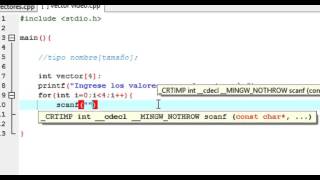 17 Introducción a Vectores en C paso a paso con dev c [upl. by Etteraj]