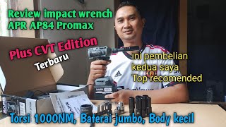 Review impact wrench APR AP84 Promax  CVT edition torsi 1000NM [upl. by Athal]