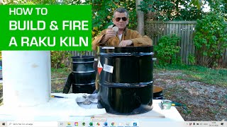 14 Raku  How to Build and Fire a Raku Kiln [upl. by Essilec]