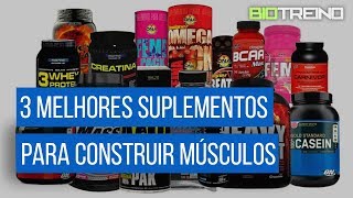 Melhores suplementos para ganhar massa muscular [upl. by Esli]