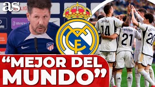 La DEMOLEDORA FRASE de SIMEONE sobre el REAL MADRID [upl. by Sackville]