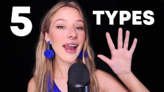 ASMR 5 Types of Mouth Sounds [upl. by Eilagam141]