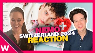 🇨🇭 Nemo  The Code REACTION  Switzerland Eurovision 2024 [upl. by Karly]