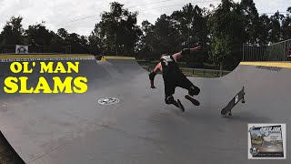 OL MAN SLAMS PIMPAMA MINI RAMP SKATE JAM  OMSR  PUSH BY PUSH [upl. by Roselani823]