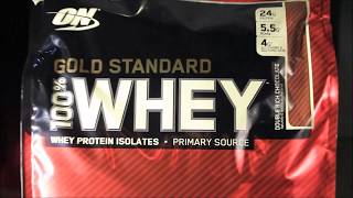 ON Optimum Nutrition Gold Standard 100 Whey Protein  Unpacking  Authentication 10 LBS [upl. by Ataeb]