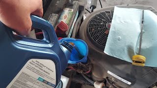 Craftsman YS4500 oil change [upl. by Farmelo]