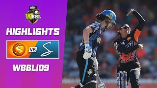 Perth Scorchers v Adelaide Strikers  WBBL09 [upl. by Ahsieka102]