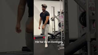 Smith machine tips smith träningstips gymhacks [upl. by Akeimat]