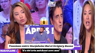 Tensions entre Marjolaine Bui et Grégory Basso  Des excuses en direct après des années de conflit [upl. by Aihsyt137]