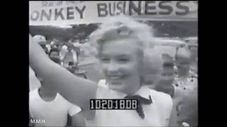 Footage Of Marilyn Monroe At The quotMonkey Businessquot Parade And Visiting Orphanage In 1952 [upl. by Jun314]