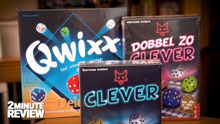 Qwixx Clever en Dobbel zo clever  Welk dobbelspel is het leukste [upl. by Assadah]