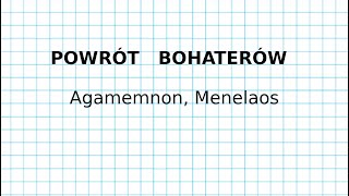 Powrót bohaterów  Agamemnon Menelaos [upl. by Rialb]