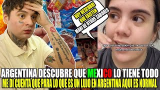 ARGENTINA SORPRENDIDA LO QUE PARA MEXICO ES NORMAL PARA NOSOTROS ES UN LUJO quotmani de sabores wtfquot [upl. by Idak877]