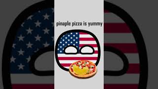 pinaple  pizza  angry italy countryballs [upl. by Nnalatsyrc]