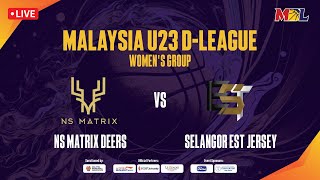 LIVE Malaysia U23 DLeague  4PMUCSI  NS Matrix Deers VS Selangor EST Jersey [upl. by Ecirual798]