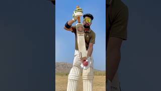 Willage Sports Hard Plastic Bat Performance Test in Ground With Leather Ball cricket shorts test [upl. by Atiroc723]