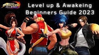 KOFAS How to Awaken amp Level up Guide 2023  King of Fighters All Star [upl. by Casar754]