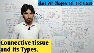 Connective tissue and its types class 9th biology chapter cell and tissue [upl. by Dupre274]