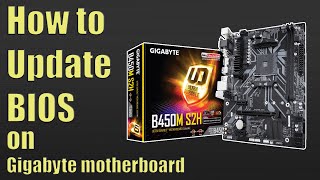 How to update BIOS on Gigabyte motherboard using QFlash [upl. by Anertal]