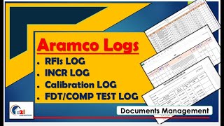 Aramco RFIs INCRs amp Calibration LOGs aramco [upl. by Rosenblast730]