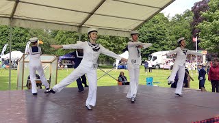 Sailors Hornpipe Highland Dance competition during 2022 Strathmore Highland Games in Scotland [upl. by Htennek]