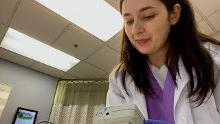 ASMR Seeing the OBGYN clinicPregnancyThe 1 Hour Glucose Test Soft Spoken Real Medical Office [upl. by Yadrahc]