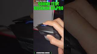 Razer Basilisk V3 Pro Gaming Mouse Sound Test [upl. by Novhaj]