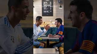 When Messi asked Ronaldo about what Ronaldos wife Said [upl. by Odille]