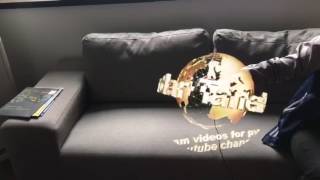 Enoptech hologram 3D visual display LED fan office hologram display [upl. by Bertine]