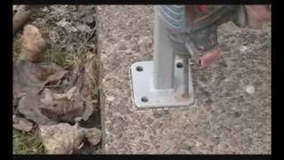 How to Install Railing with Base Plates [upl. by Carolle]