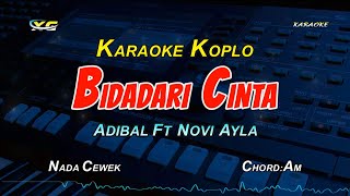 BIDADARI CINTA KARAOKE KOPLO NADA CEWEK WANITA SOLO  ADIBAL FT NOVI AYLA YAMAHA PSR  S 775 [upl. by Amlez543]