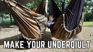 How To Make The Ultimate Underquilt For Your Hammock VEGAN FRIENDLY [upl. by Airpac]