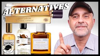 INEXPENSIVE GUERLAIN SPIRITUEUSE DOUBLE VANILLE ALTERNATIVES  CHEAP BOOZY VANILLA PERFUMES [upl. by Aidnic]