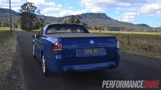 2014 Holden VF Commodore Ute SS V Redline 0100kmh and engine sound [upl. by Cann]