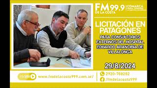 Licitación en Patagones para consultorios externos de hospital Villalonga  FM DE LA COSTA 2982024 [upl. by Roath]